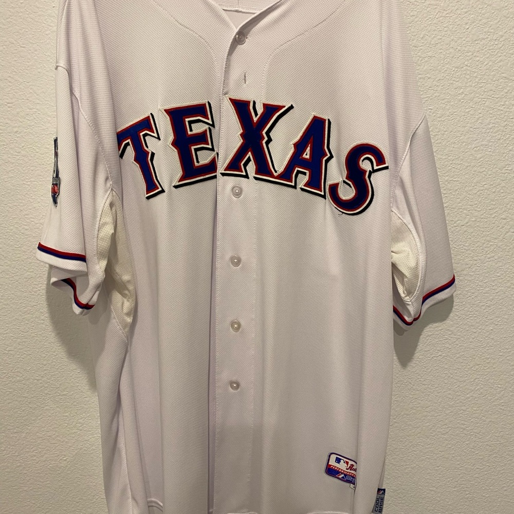 Texas Rangers White Jersey Authentic Darvish On-Field Cut